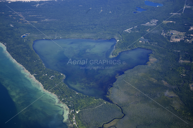Little Platte Lake in Benzie County, Michigan